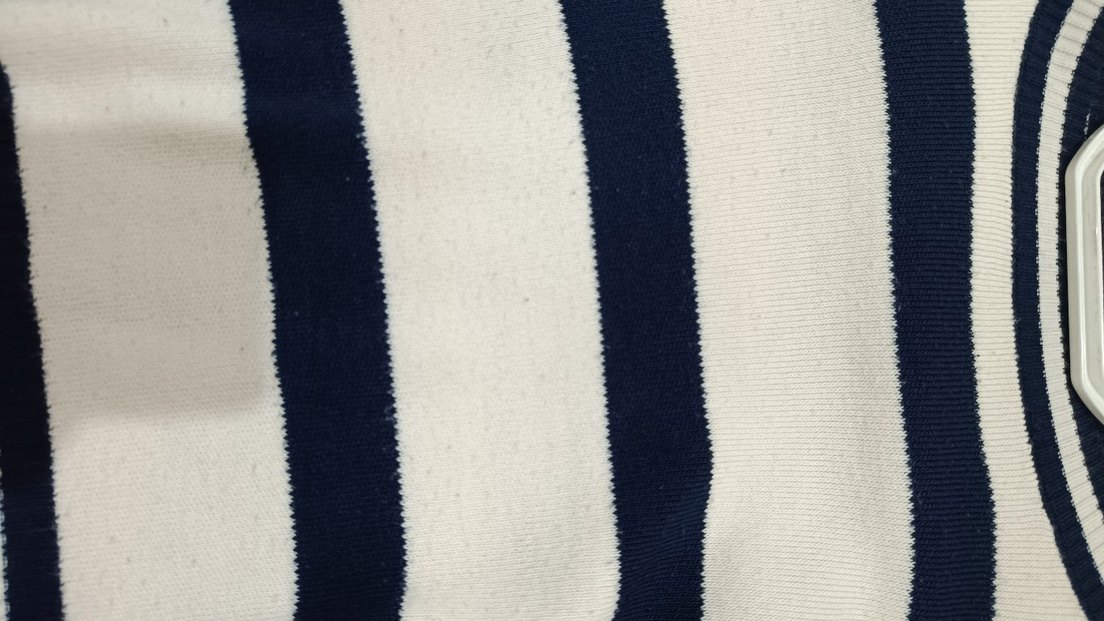 Çizgili Yünlü Kadın Triko Kazak - Görsel 2