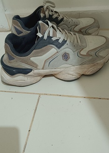 Bej Yılan Desenli Platform Spor Ayakkabı - Görsel 2