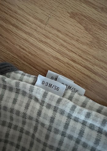 Gri Kareli Pamuklu Askılı Bebek Body - Görsel 7