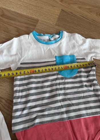 Düğmeli Bebek Erkek Kısa Kollu Body - Görsel 7