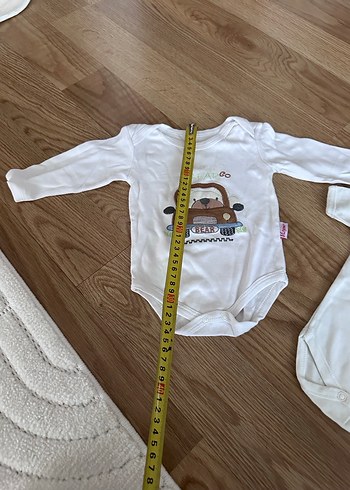 Uzun Kollu Baskılı Bebek Çıtçıtlı Body - Görsel 2