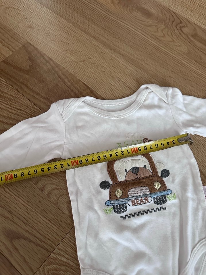 Uzun Kollu Baskılı Bebek Çıtçıtlı Body - Görsel 4