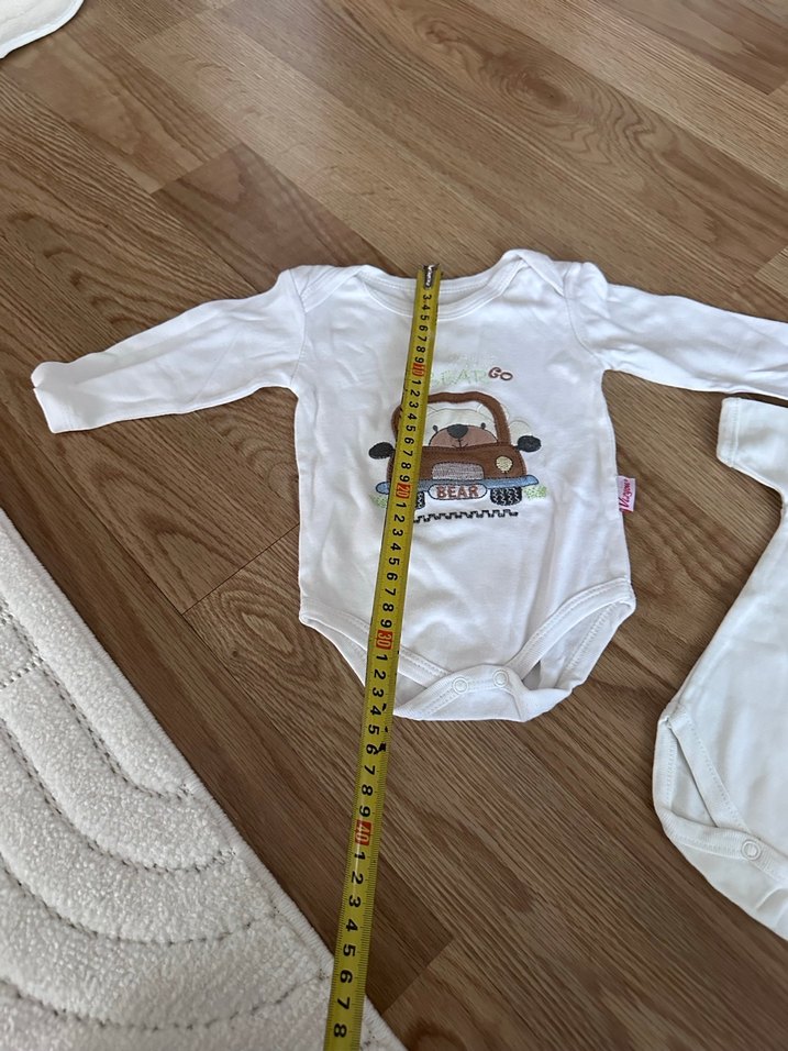 Uzun Kollu Baskılı Bebek Çıtçıtlı Body - Görsel 2