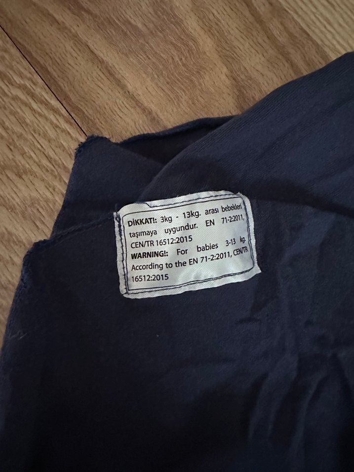 Lacivert Bebek Kanguru Sling - Görsel 3