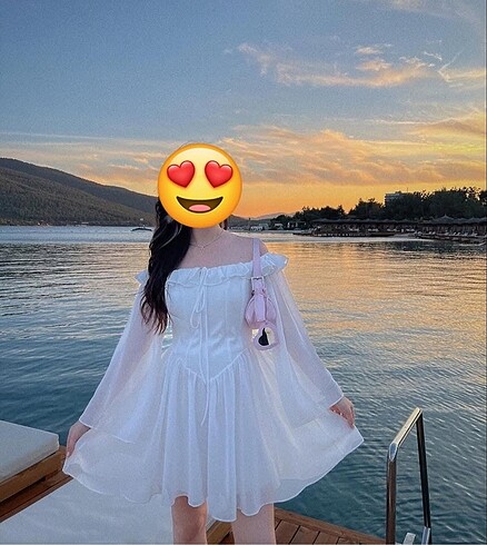 Beyaz elbise