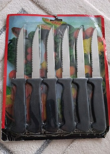 Diger Siyah Bıçak Seti 6'lı
