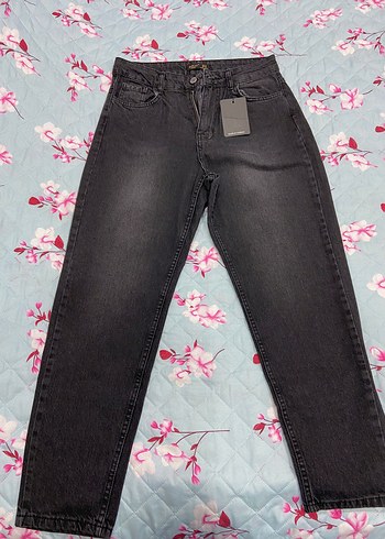 Diğer Kadın Gri Tie-Dye Denim Jean