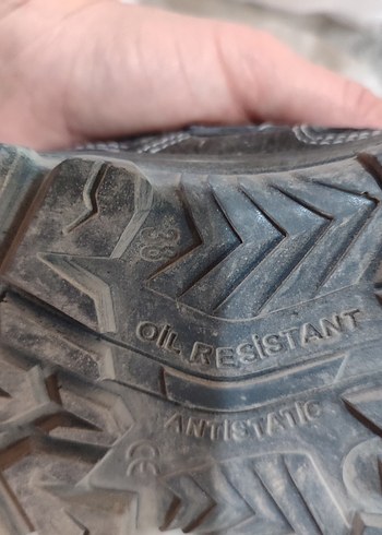 çelik burun İş inşaat ayakkabısı Gri Cırt Cırtlı Outdoor - Görsel 3