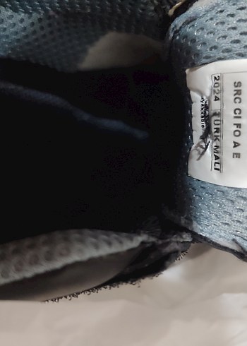 çelik burun İş inşaat ayakkabısı Gri Cırt Cırtlı Outdoor - Görsel 5