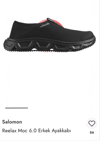 Salomon Reelax Moc 6.0 Erkek Siyah Spor Ayakkabı
