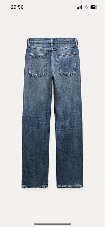s Beden Zara orta bel straight jean