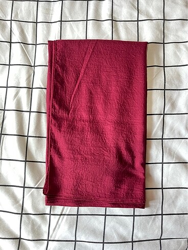  Beden bordo Renk Fresh Scarfs Pamuk Crash Şal bordo
