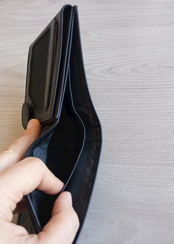 Siyah Deri Erkek Cüzdanı - Görsel 8