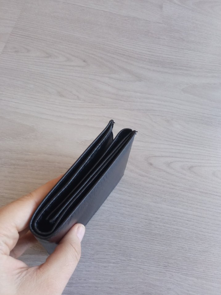 Siyah Deri Erkek Cüzdanı - Görsel 2