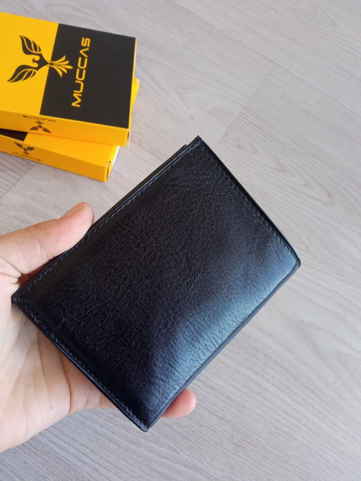 Siyah Deri Erkek Cüzdanı - Görsel 3