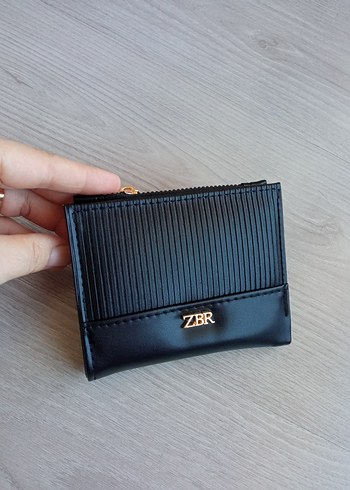  Beden ZBR Fermuarlı Siyah Deri Kadın Cüzdan