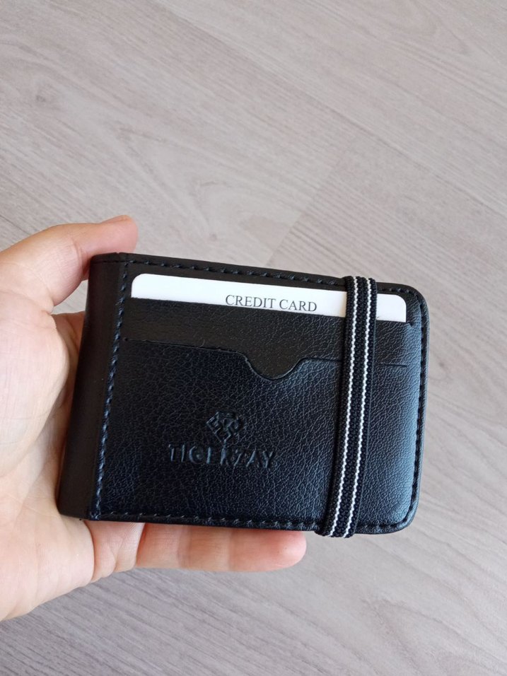 Siyah Elastik Bantlı Erkek Kartlık TIGERTAY - Görsel 3