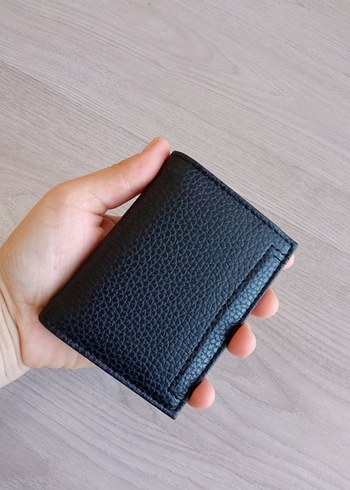 Siyah Minimalist Erkek Cüzdanı - Görsel 2