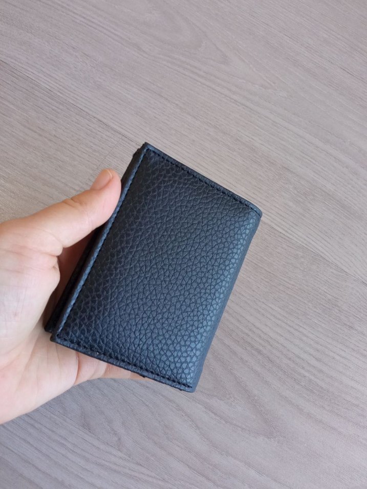 Siyah Minimalist Erkek Cüzdanı - Görsel 3