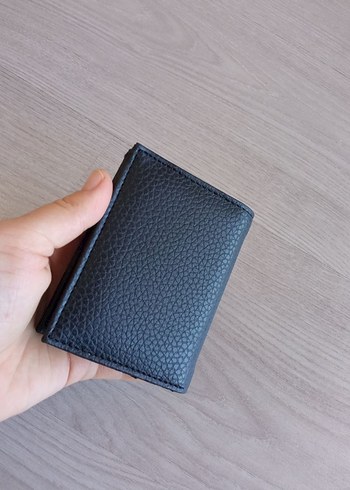 Beden siyah Renk Siyah Minimalist Erkek Cüzdanı