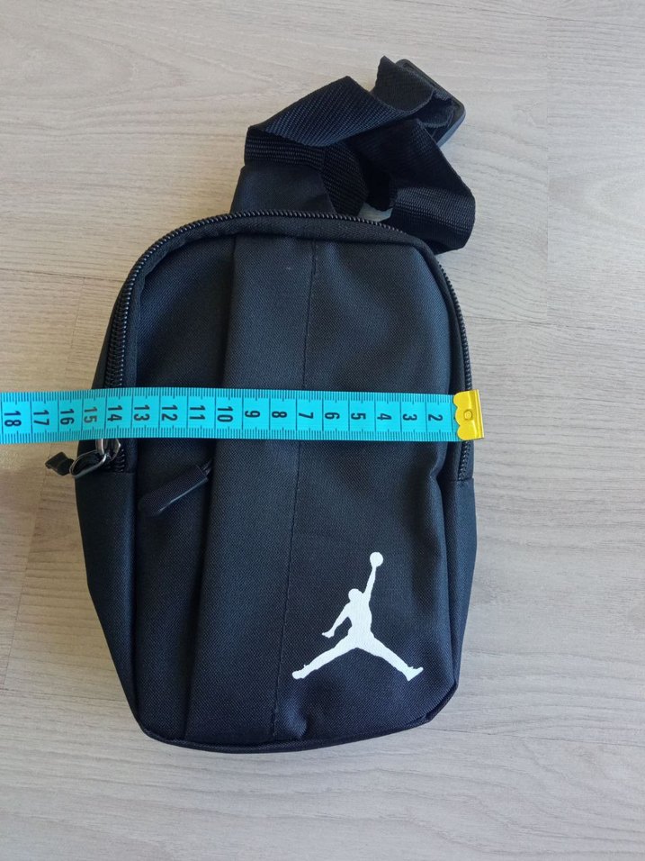 Siyah Fermuarlı Erkek Omuz Çantası - Görsel 5