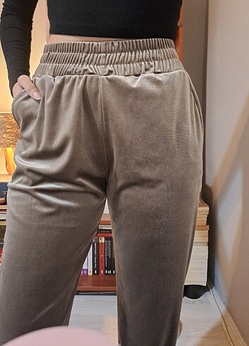 Camel Kadife Pantolon
