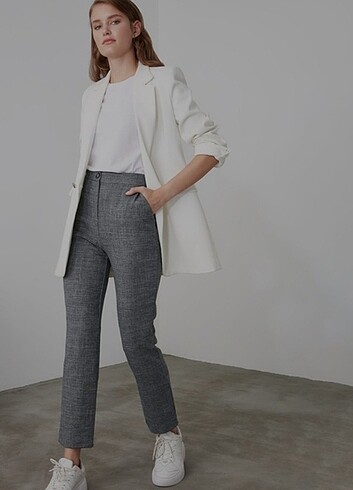 Gri Basic Pantolon 