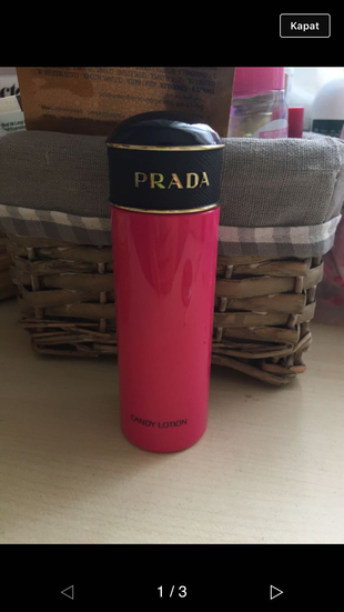 Prada candy vucut losyonu 