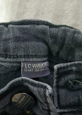 Gri Düğmeli Kadın Denim Midi Jean - Görsel 2