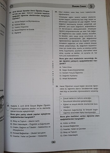 Beden Sınıf Öğretmenliği 15li deneme 30 tl