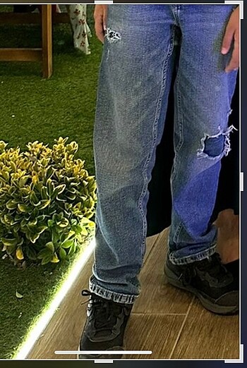11-12 Yaş Beden mavi Renk Zara orjinal kot 11-12 yaş