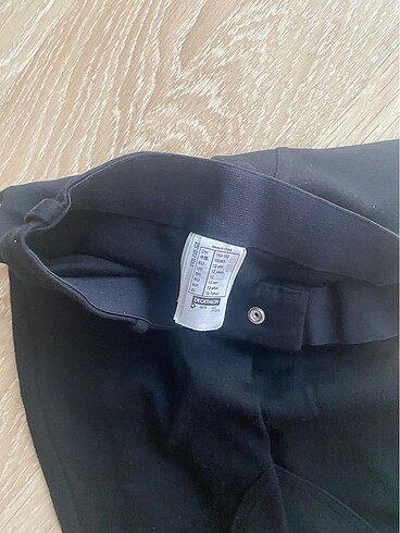 11-12 Yaş Beden Decathlon 12 Yaş Siyah Binicililk Pantalon
