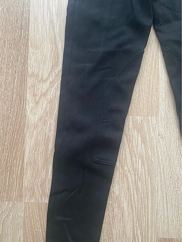 Decathlon Decathlon 12 Yaş Siyah Binicililk Pantalon