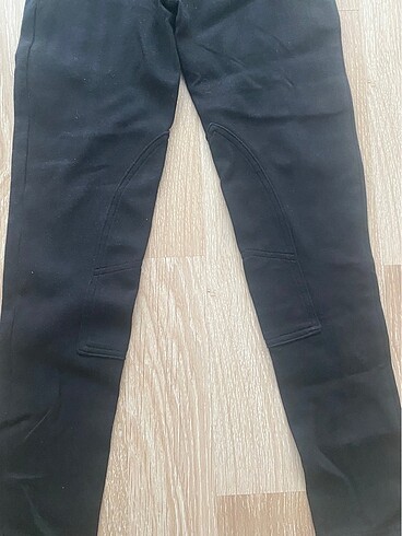 11-12 Yaş Beden siyah Renk Decathlon 12 Yaş Siyah Binicililk Pantalon