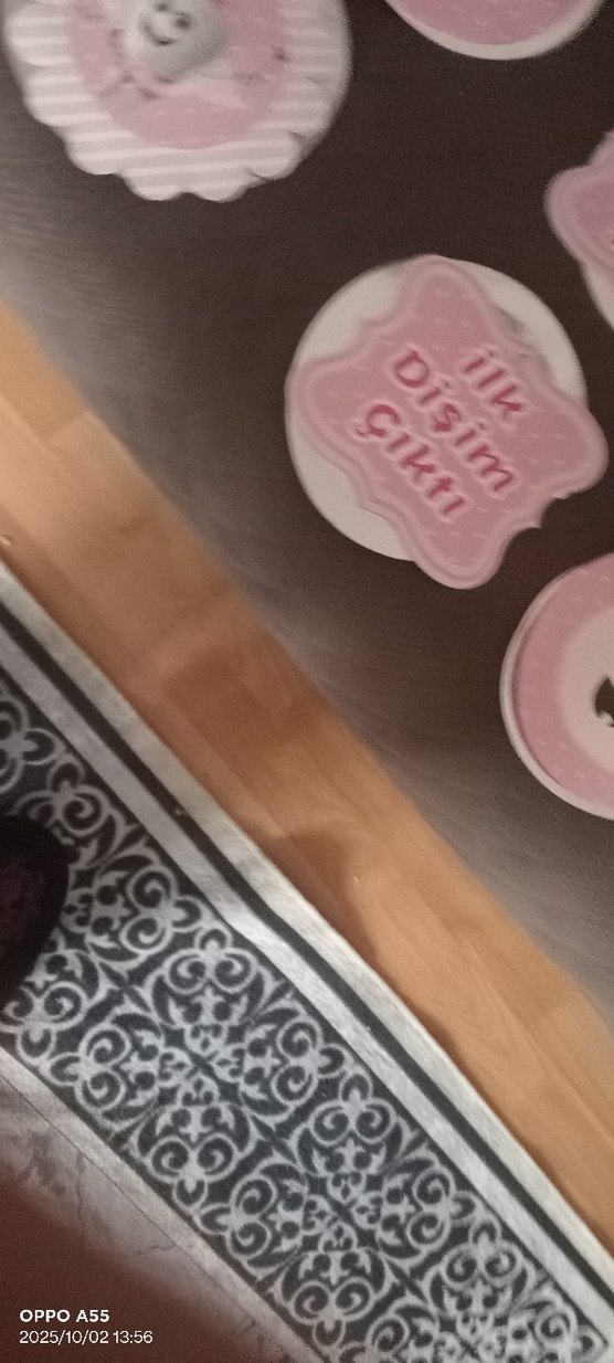 Pembe Renkli ilk dişim çıktı konsepti - Görsel 3