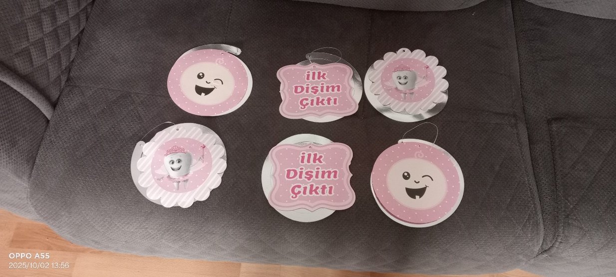 Pembe Renkli ilk dişim çıktı konsepti - Görsel 4