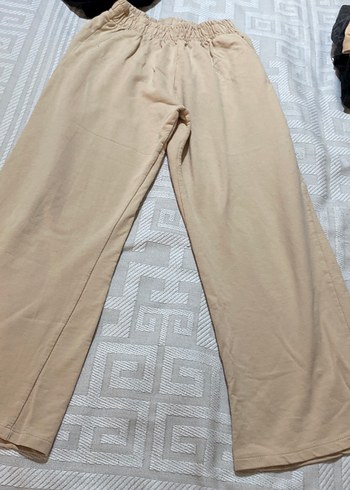 Bej Keten Regular Fit çocuk pantolon
