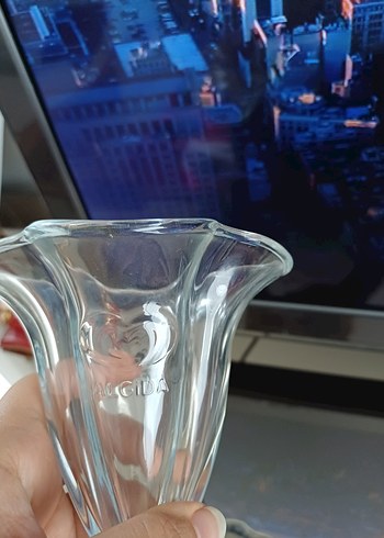 Şeffaf Beyaz Cam dondurmalık - Görsel 4