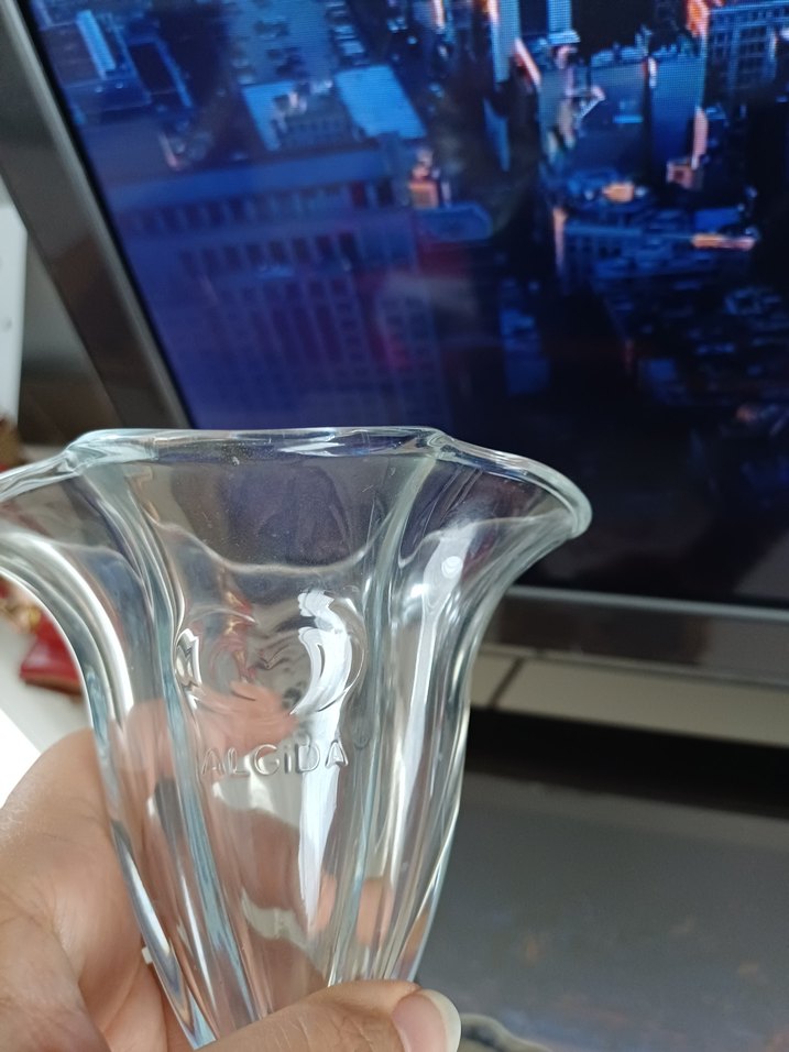 Şeffaf Beyaz Cam dondurmalık - Görsel 4