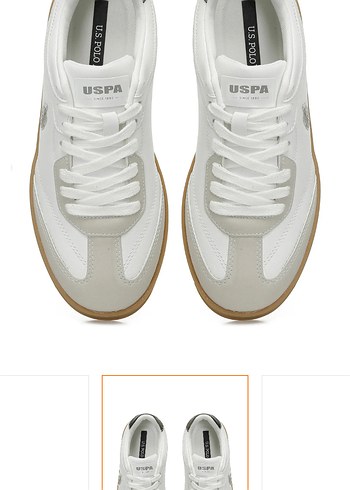 U.S Polo Assn. Beyaz Sneaker - Görsel 2