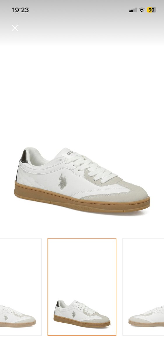 U.S Polo Assn. Beyaz Sneaker - Görsel 4