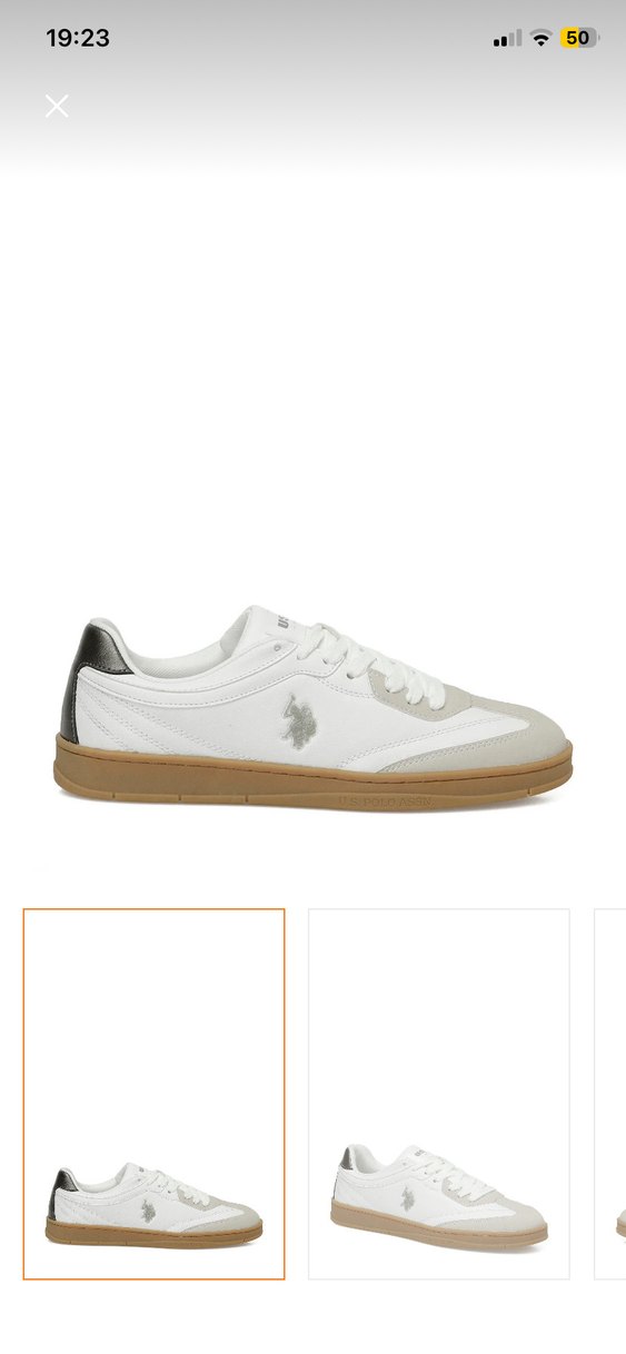 U.S Polo Assn. Beyaz Sneaker - Görsel 5