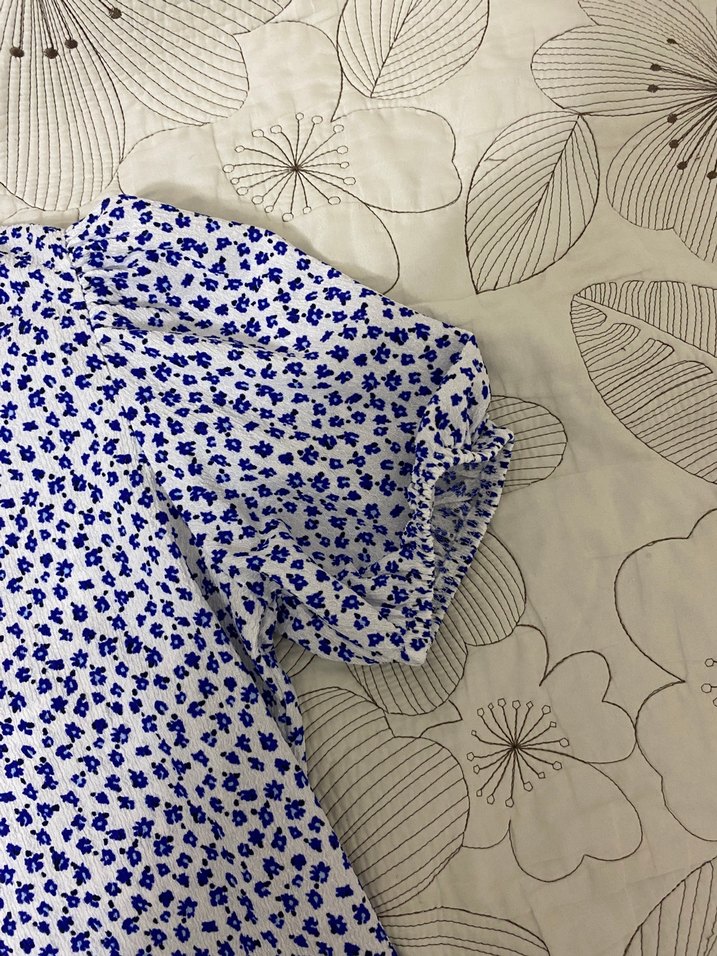 Kadın Çiçekli Bluz - Görsel 3