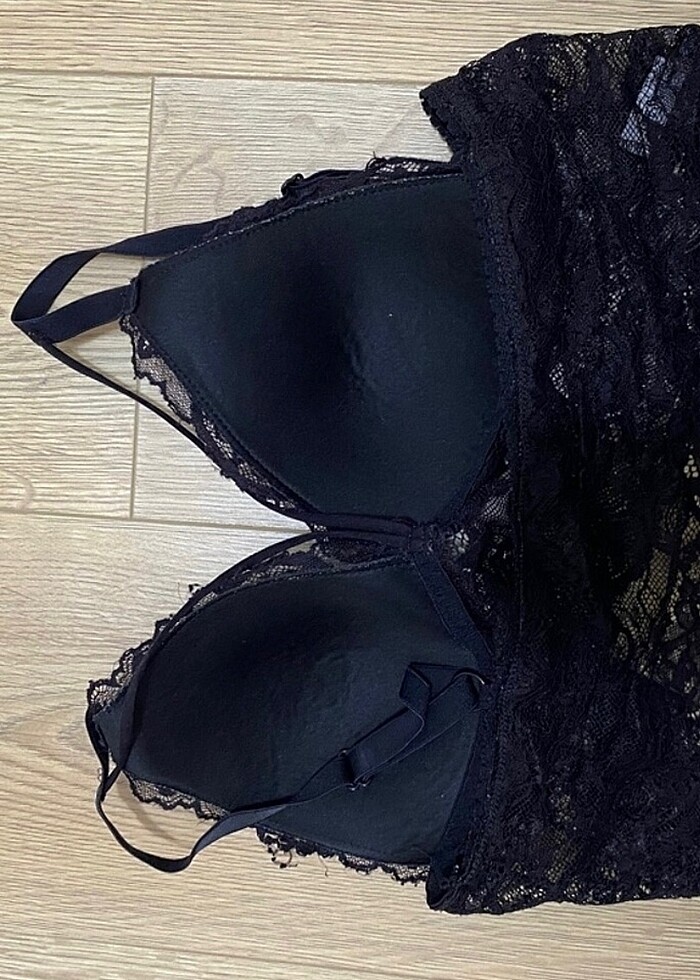 Pembe Saten Şortlu Bralet Takım - Görsel 3