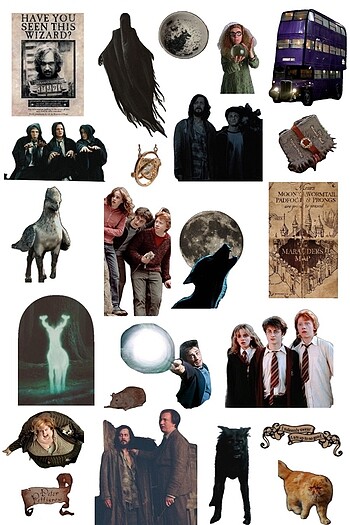 Harry potter journal sticker set