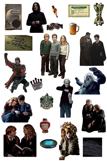 Harry potter journal sticker