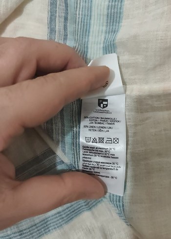 U.S. Polo Assn. Erkek Pamuk Gömlek ORİJİNAL - Görsel 5