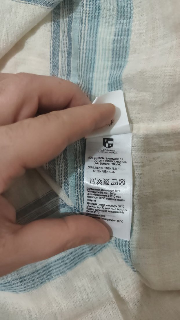 U.S. Polo Assn. Erkek Pamuk Gömlek ORİJİNAL - Görsel 5