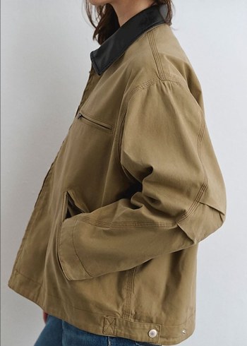Mavi Oversize Haki Ceket