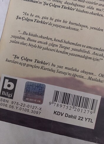  Biraz eski kitap ama okumanıza engel bir durum yok.